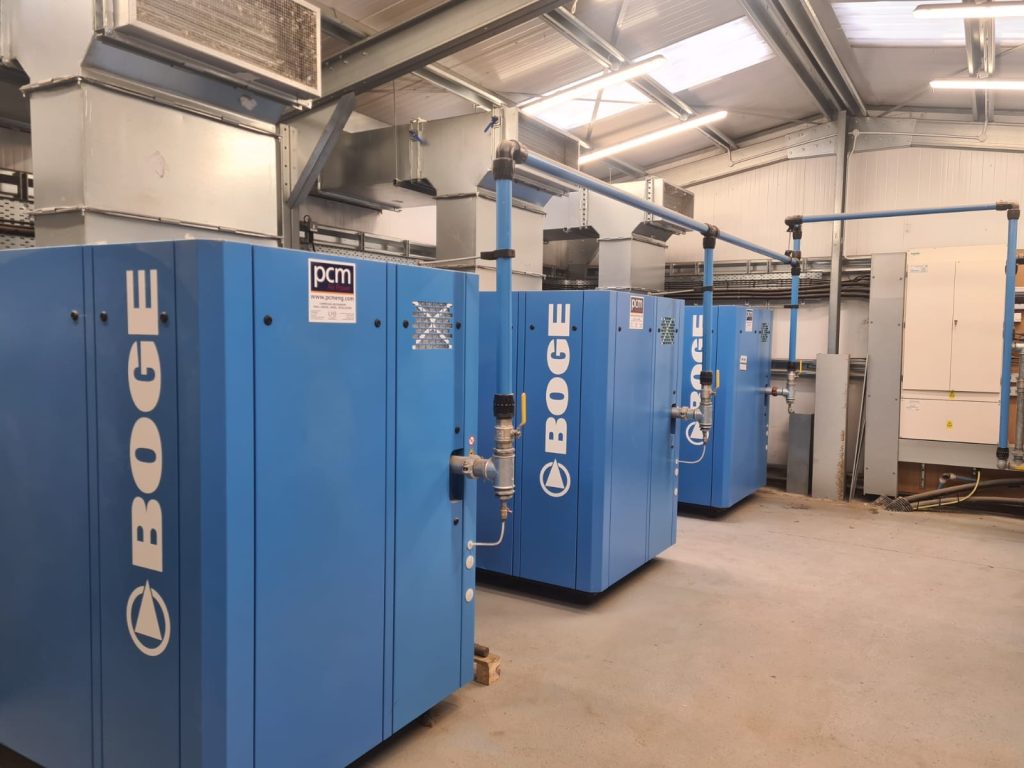 Air compressor installation dunfermline scotland