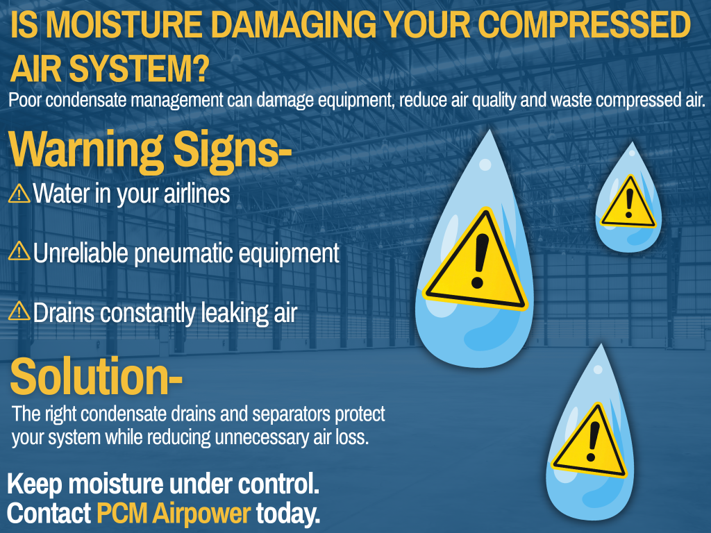 Warning signs of moisture in your compressed air system belfast northern ireland